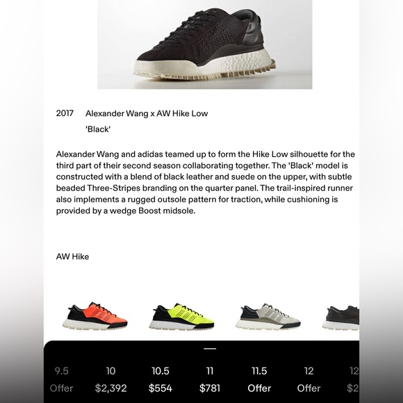 Adidas x Alexander Wang Hike Low - Picture 9 of 9